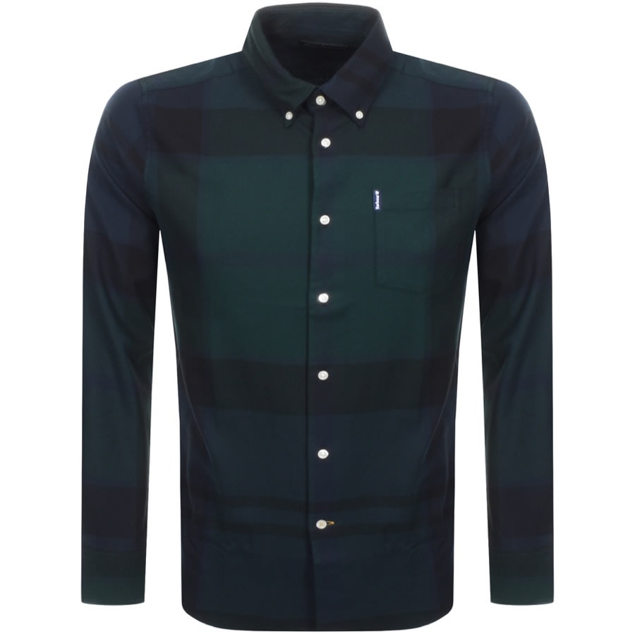 Alternative Image for ProductBarbour Long Sleeved Dunnon Check Shirt Black1
